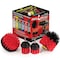 Drill Brush Power Scrubber By Useful Products 5 in W 5 in L Brush, Red R-42OS-2L-QC-DB - alternate 1